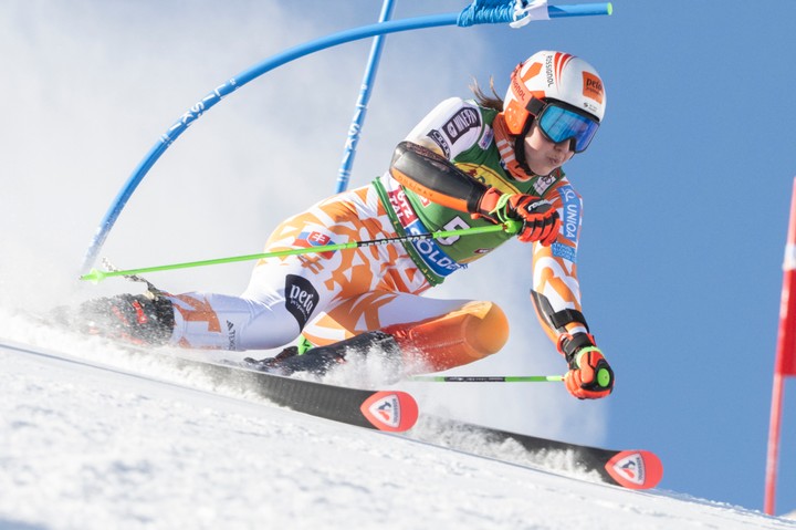 Petra Vlhová tretia v obrovskom slalome v Söldene